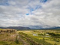 Famous Thingvellir National Park in Iceland with white church Royalty Free Stock Photo