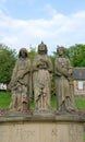 Famous Three Graces Statue in Inverness, Scotland