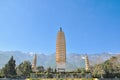 The famous Three Towers in Chongsheng Temple, China