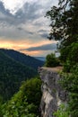 Famous Tomasovsky Vyhlad viewpoint in Slovak Paradise Royalty Free Stock Photo