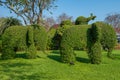 Famous Topiary Garden in Hua Hin, Thailand Royalty Free Stock Photo