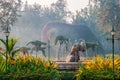 Famous Topiary Garden in Hua Hin, Thailand Royalty Free Stock Photo