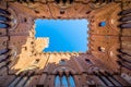 Famous Torre del Mangia in Siena, Italy Royalty Free Stock Photo