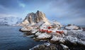 Hamnoy fishing village on Lofoten Islands, Norway