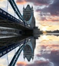 Famous Tower Bridge, London, UK