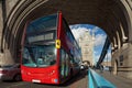 The famous Tower Bridge in London, UK