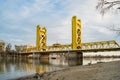 The famous tower bridge of Sacramento