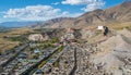 Famous town of Gyantse in Tibet Royalty Free Stock Photo