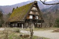 The famous traditional gassho-zukuri farmhouses in Shirakawa-go village, Japan