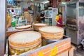 Famous traditional macao almond cookies production