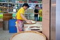 Famous traditional macao almond cookies production