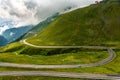 Famous Transfagarasan road and mountain landscape in Romania Royalty Free Stock Photo