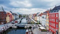 Famous travel district of Copenhagen - Nyhavn (New Harbor