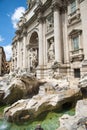 The famous Trevi Fountain in Rome.