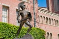 The famous Trojan statue and Bovard Aministration Royalty Free Stock Photo
