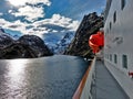 The famous Trollfjorden in Norway. Royalty Free Stock Photo