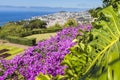 Famous Tropical Botanical Gardens in Funchal town, Madeira island, Portugal