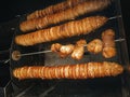 Famous turkish street food kokorec