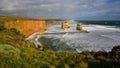 Famous Twelve Apostles limestone stack formations in Victoria Royalty Free Stock Photo