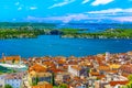 Famous UNESCO Heritage Sibenik, Croatia. Royalty Free Stock Photo