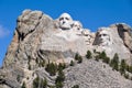 Famous US Presidents on Mount Rushmore National Monument, South Royalty Free Stock Photo