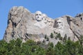 Famous US Presidents on Mount Rushmore National Monument, South Royalty Free Stock Photo