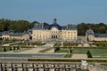 The famous Vaux-le-Vicomte castle, near Paris, France