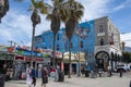 Famous Venice Beach Boardwalk, Los Angeles Royalty Free Stock Photo