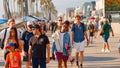 The famous Venice Beach Ocenfront Walk promenade - LOS ANGELES, UNITED STATES - NOVEMBER 5. 2023