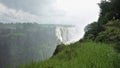 The famous Victoria Falls, Zimbabwe. Royalty Free Stock Photo