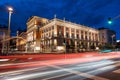 Vienna state opera house at night Royalty Free Stock Photo