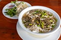Famous Vietnamese food - Pho Bo beef noodle soup Royalty Free Stock Photo