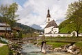 Famous view of the church of Ramsau