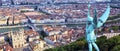 Famous view of Lyon Royalty Free Stock Photo