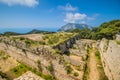 The famous Villa Jovis on the island of Capri, Italy