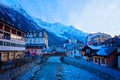 Famous Village Chamonix, Haute Savoie, Rhone Alps, France