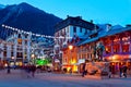 Famous Village Chamonix, Haute Savoie, Rhone Alps, France