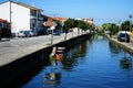 Praia de Mira  canal  district of Mira Porugal Royalty Free Stock Photo