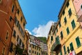 Famous village Riomaggiore, Cinque Terre, Italy Royalty Free Stock Photo