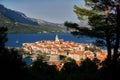 Korcula Croatia viewpoint on a summer day