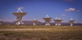 The famous VLA Very Large Array near Socorro New Mexico Royalty Free Stock Photo