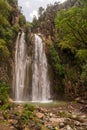 Famous Wadi Banna waterfall and forest in Al-Seddah, Yemen