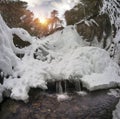 Famous waterfall Guk Royalty Free Stock Photo