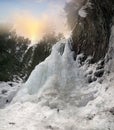 Famous waterfall Guk Royalty Free Stock Photo