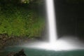 Famous waterfall La Fortuna Royalty Free Stock Photo