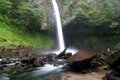 Famous waterfall La Fortuna Royalty Free Stock Photo