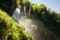 Famous Waterfalls Giessbach in the Bernese Oberland, Switzerland Royalty Free Stock Photo