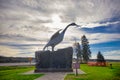 Famous Wawa giant goose statue in Ontario, Canada Royalty Free Stock Photo