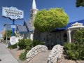 The famous wedding chapel in Las Vegas