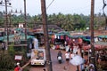 Famous weekly flea market in Anjuna, Goa, India Royalty Free Stock Photo